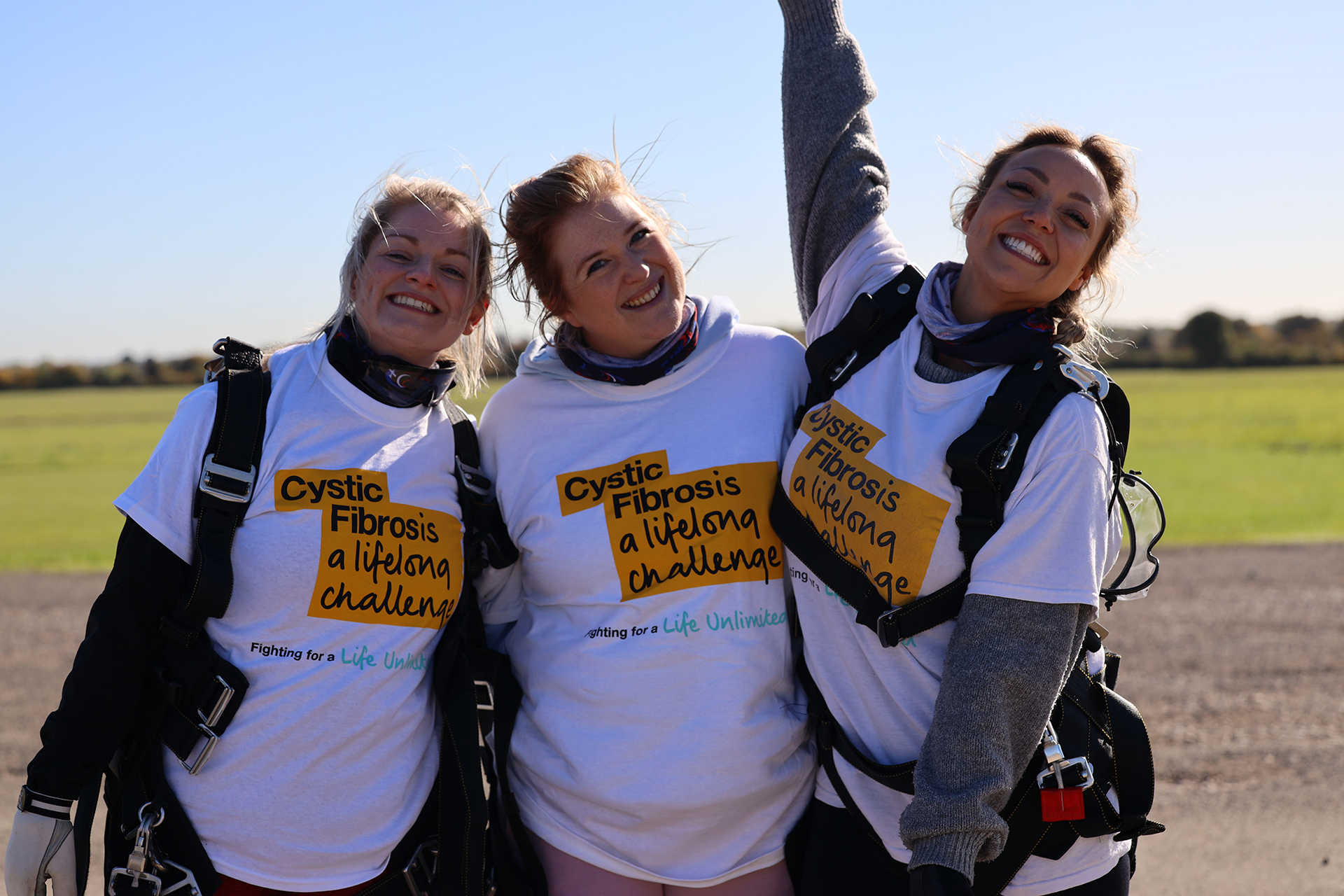 TeacherActive skydive challenge for Cystic Fibrosis Trust